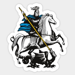 Saint George and the Dragon Sticker